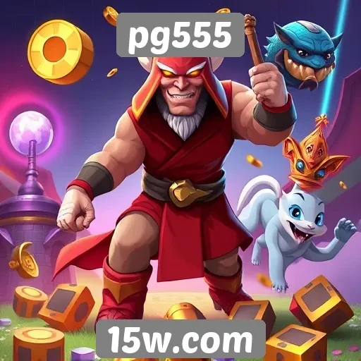 A variedade de jogos disponíveis no pg555